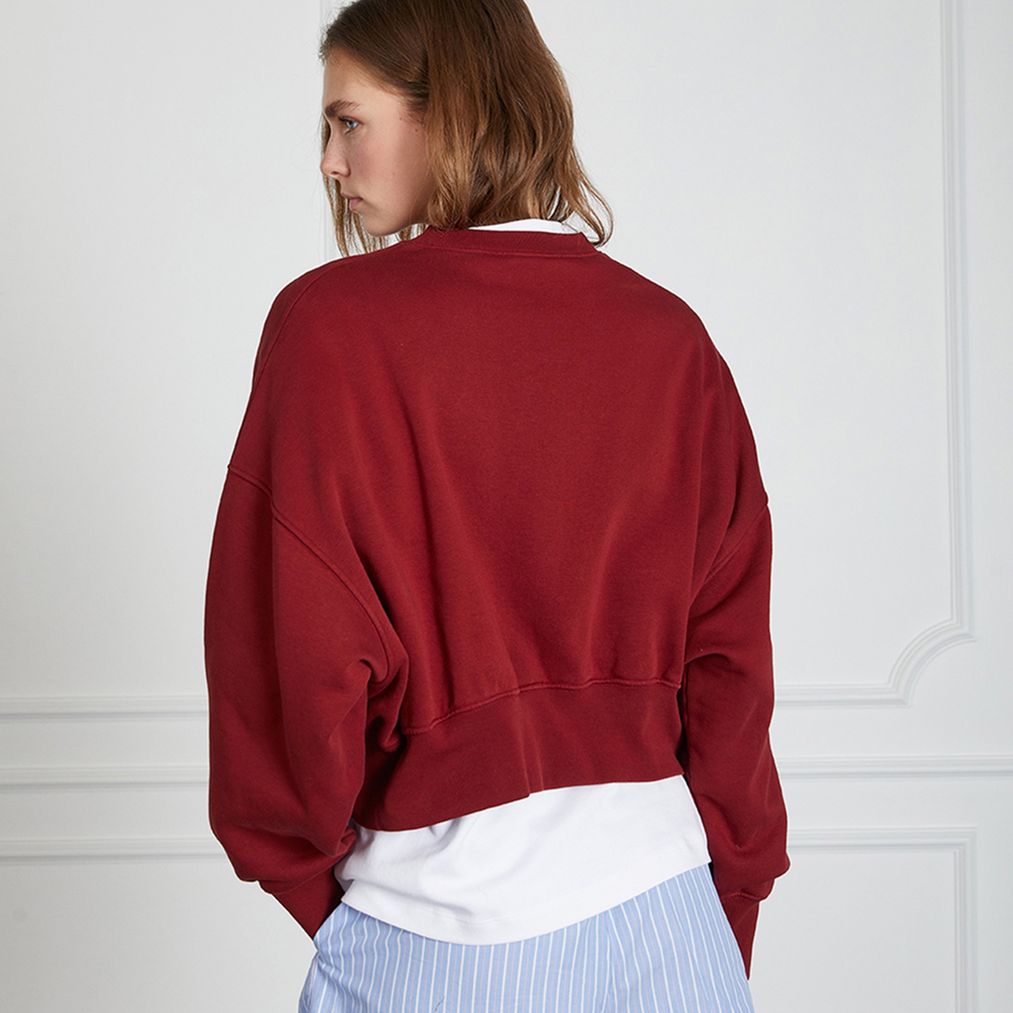 Yıkamalı Basıc Sweat