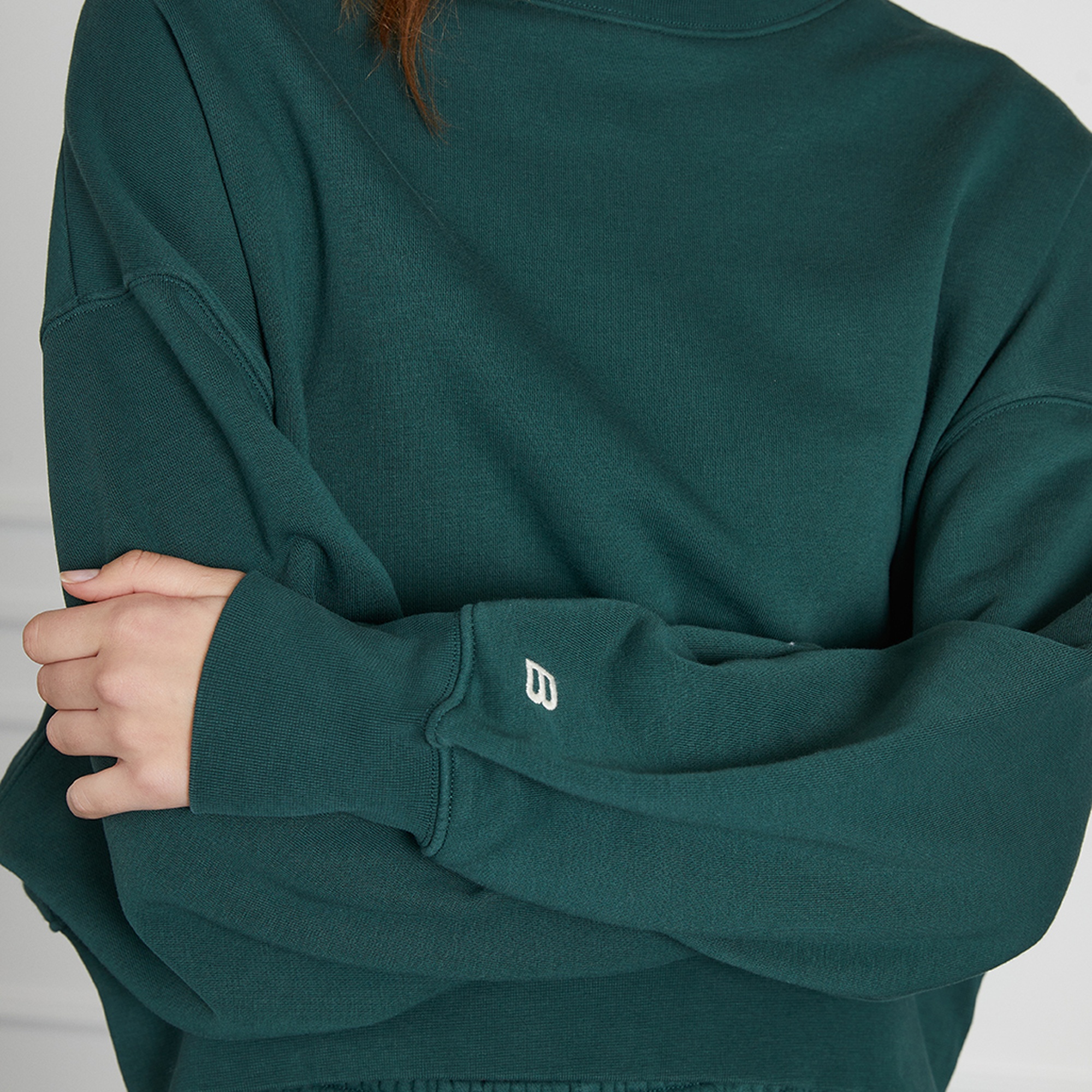 Yıkamalı Basıc Sweat