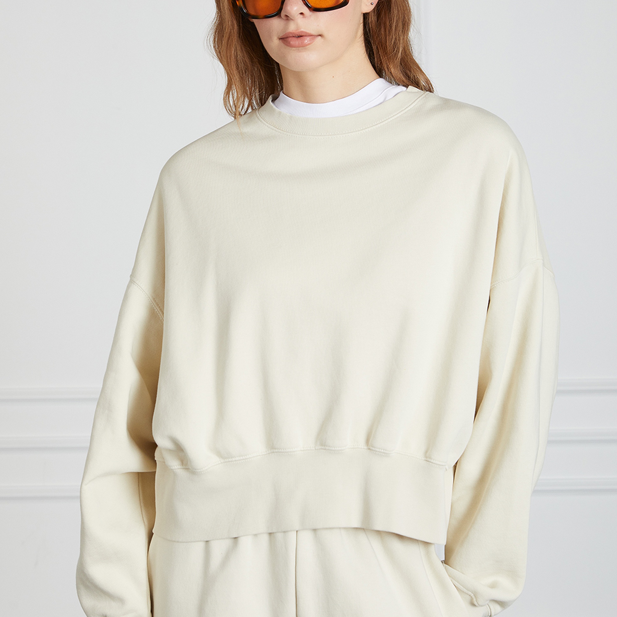 Yıkamalı Basıc Sweat