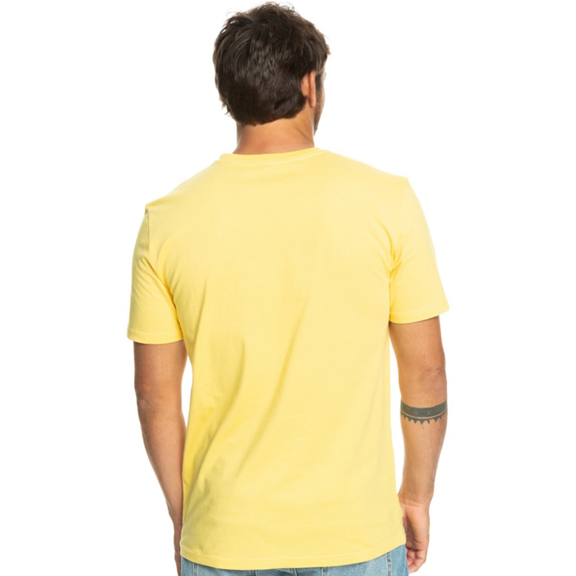 Quiksilver Sunsetwave Erkek Sarı Tişört