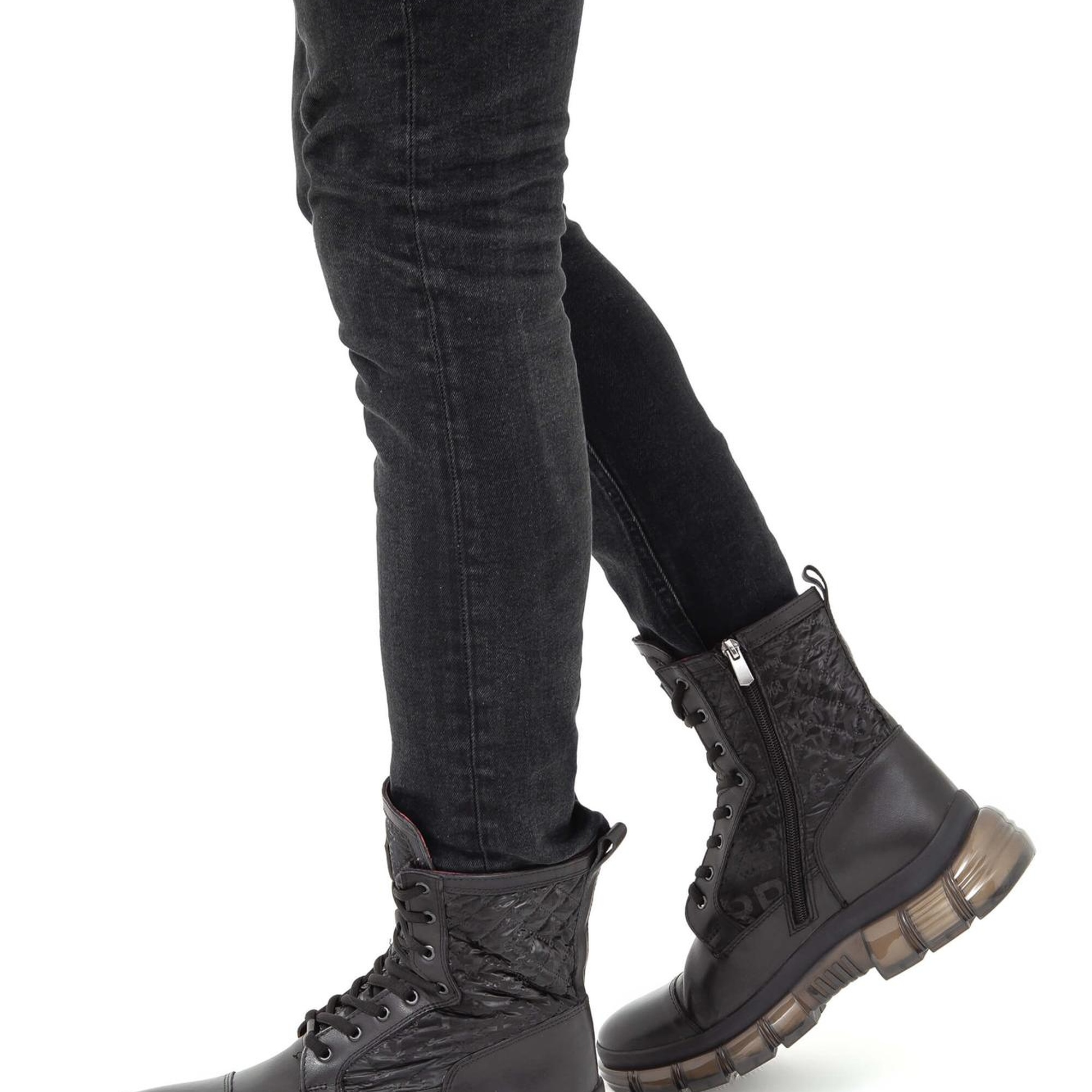 Valmenti Glow Erkek Siyah Hakiki Deri Casual Bot