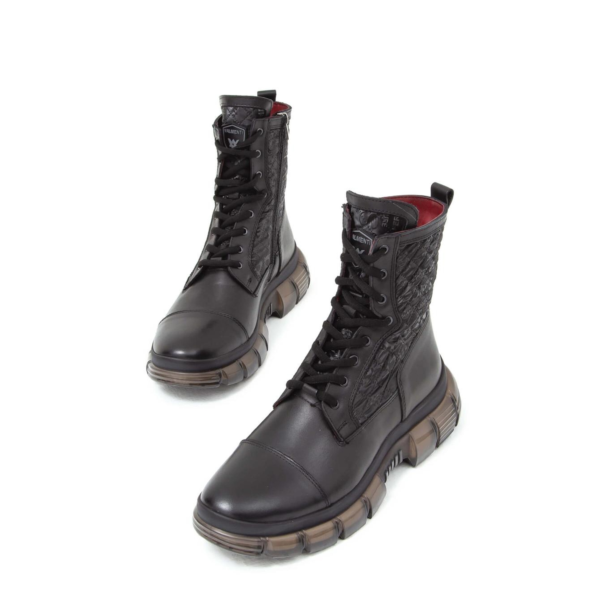 Valmenti Glow Erkek Siyah Hakiki Deri Casual Bot
