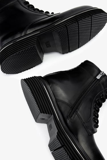  Valmenti Erkek Hakiki Deri Siyah Analin POSTAL Bot