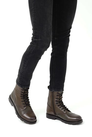  Valmenti Dabih Erkek Yeşil Hakiki Deri Casual Bot