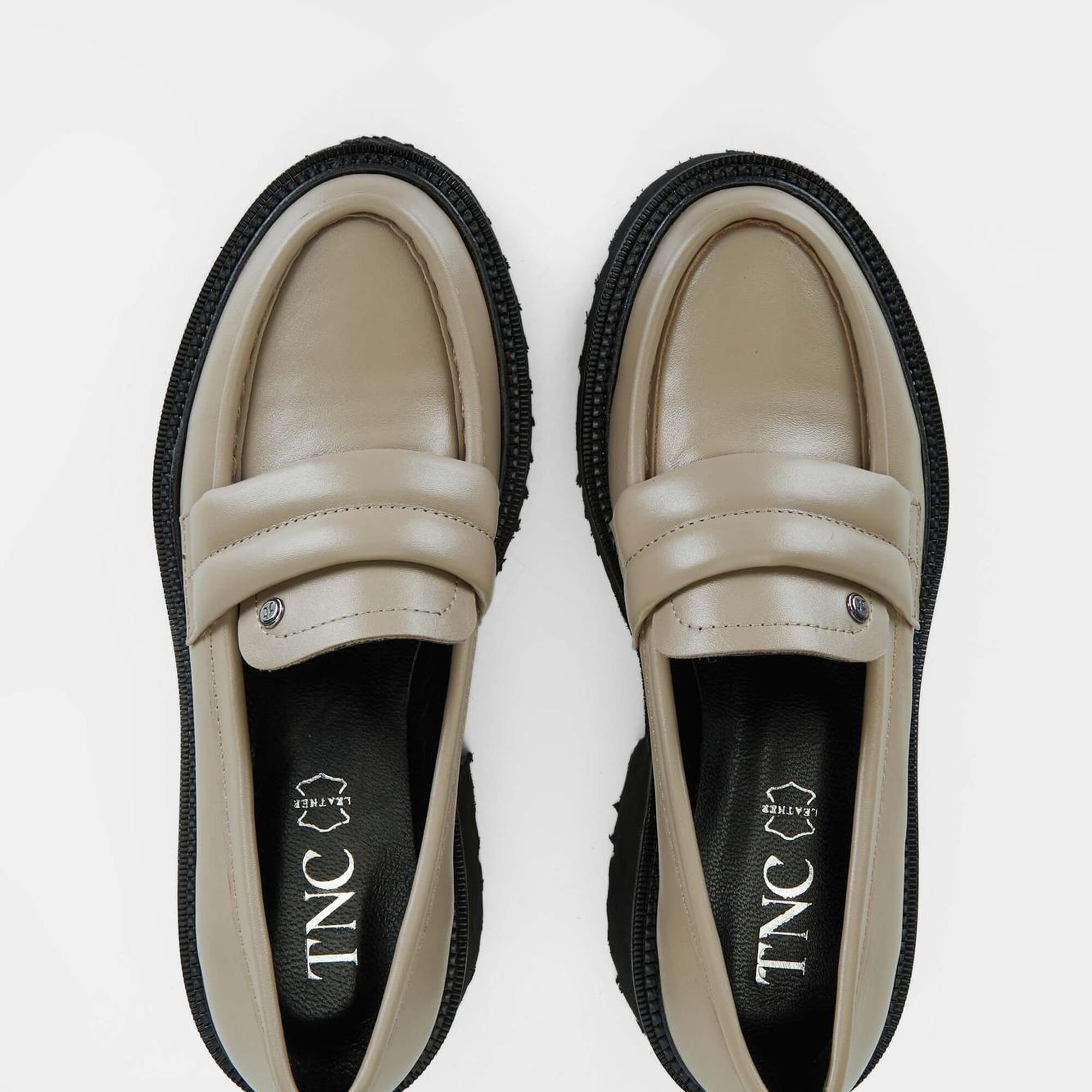 Tamer Tanca Kadın Hakiki Deri Vizon Loafer Ayakkabı