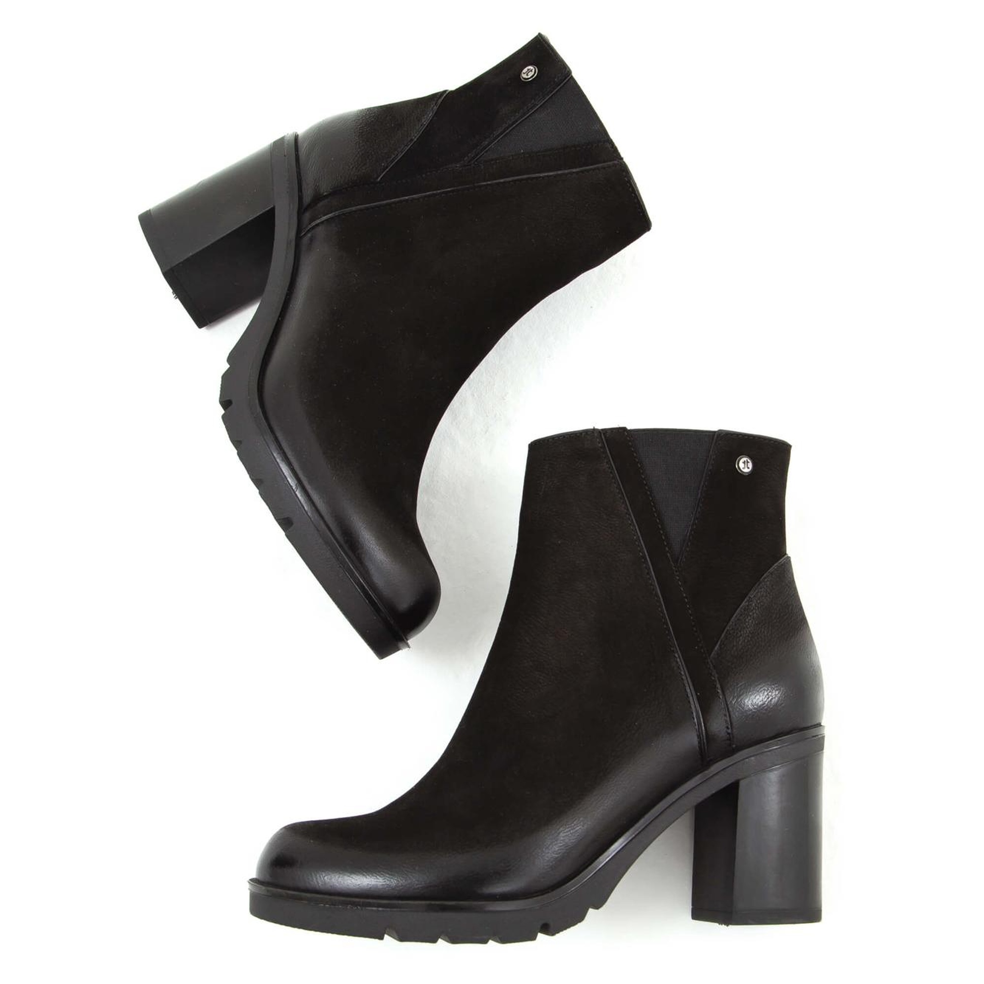 Tamer Tanca Kadın Hakiki Deri Siyah Nubuk Klasik Bot