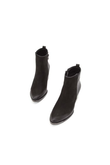  Tamer Tanca Kadın Hakiki Deri Siyah Nubuk Klasik Bot