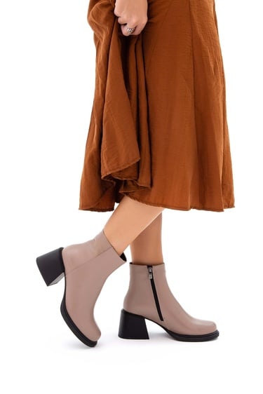  Tamer Tanca Kadın Hakiki Deri Vizon Casual Bot