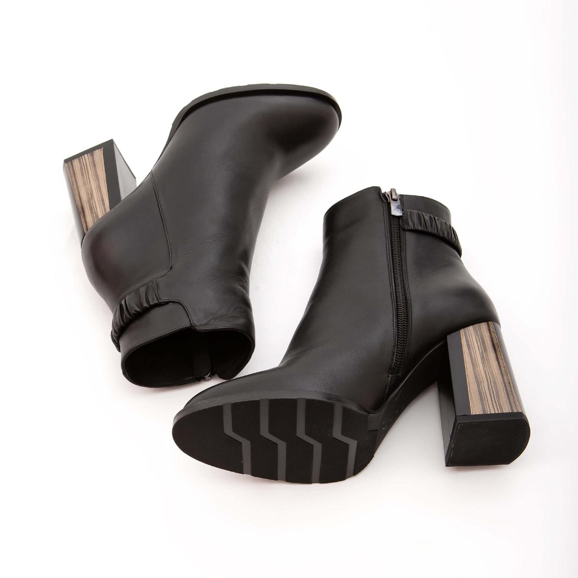 Tamer Tanca Kadın Hakiki Deri Siyah Casual Bot