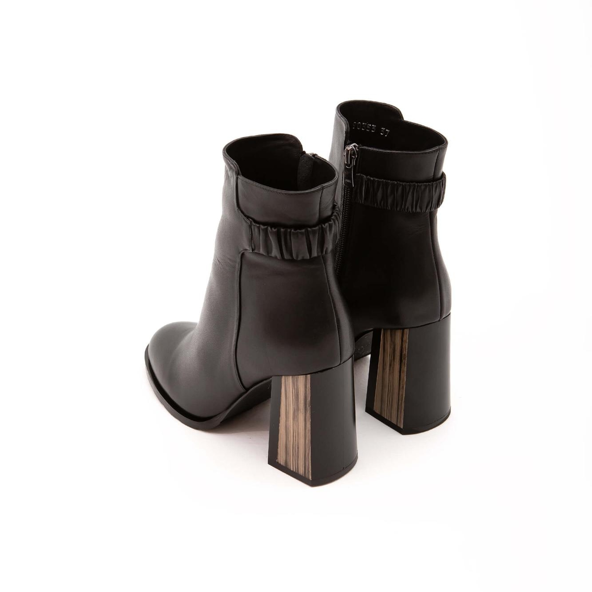 Tamer Tanca Kadın Hakiki Deri Siyah Casual Bot