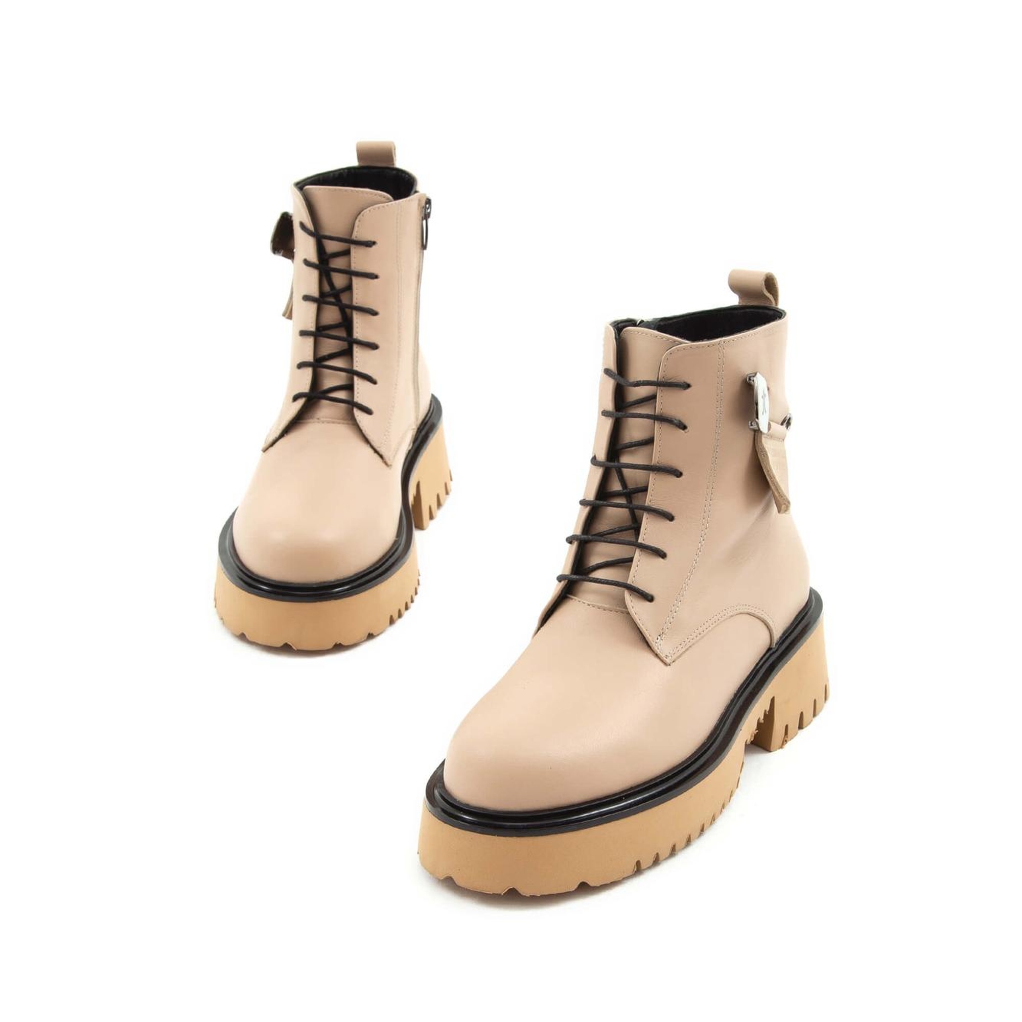 Tamer Tanca Kadın Hakiki Deri Vizon Casual Bot