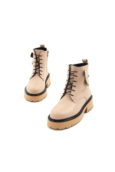  Tamer Tanca Kadın Hakiki Deri Vizon Casual Bot