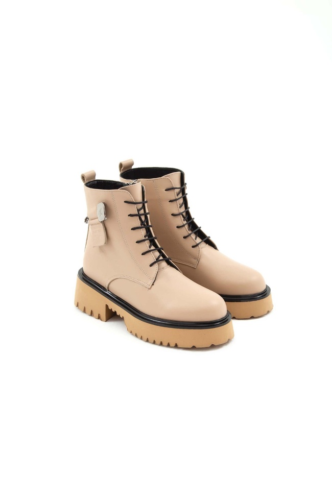  Tamer Tanca Kadın Hakiki Deri Vizon Casual Bot