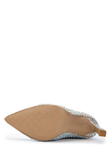  Tamer Tanca Kadın Hakiki Deri Bej Topuklu Bot