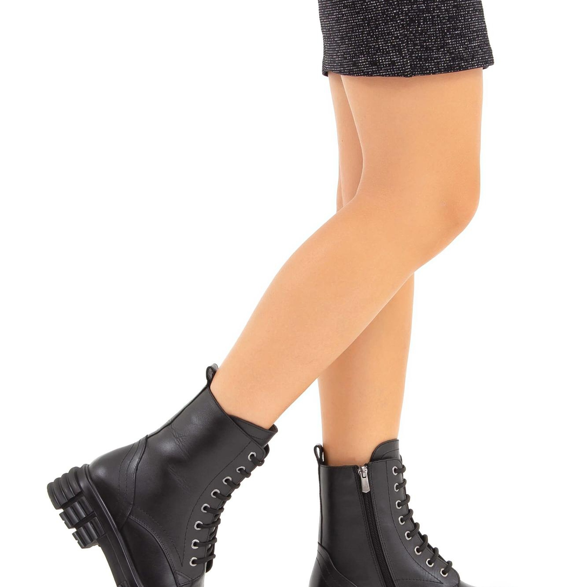 Tamer Tanca Kadın Hakiki Deri Siyah Deri POSTAL Bot