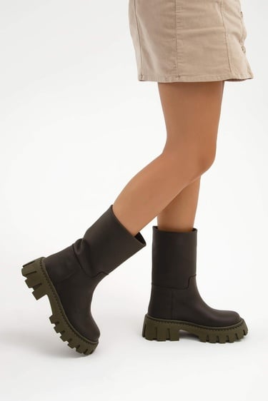  Tamer Tanca Kadın Vegan Yeşil Casual Bot