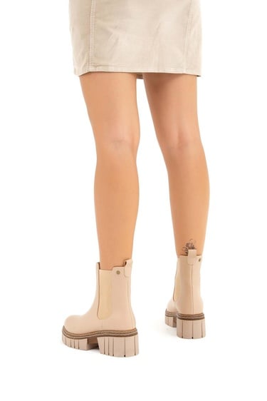  Tamer Tanca Kadın Vegan Bej Casual Bot