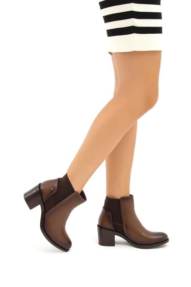 Tamer Tanca Kadın Vegan Kahverengi Günlük Bot