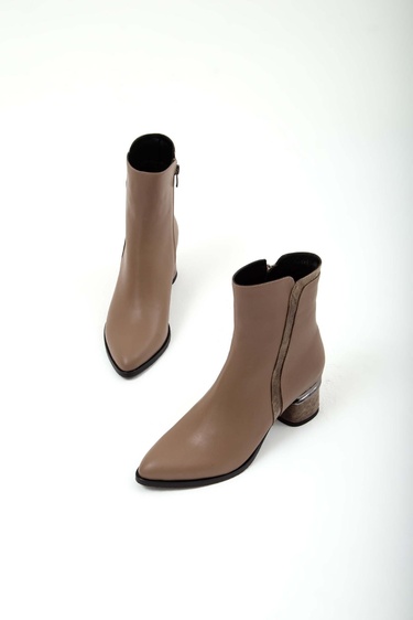  Tamer Tanca Kadın Hakiki Deri Vizon Klasik Bot