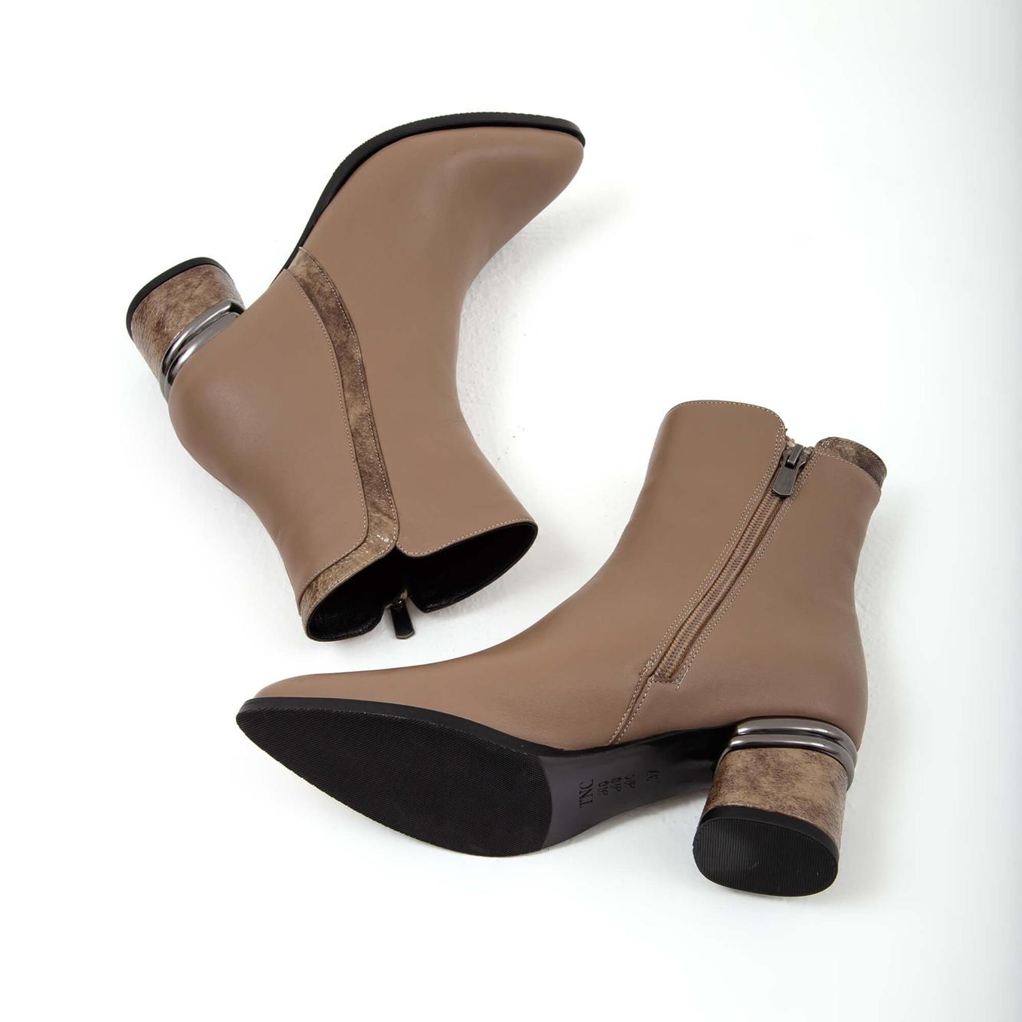 Tamer Tanca Kadın Hakiki Deri Vizon Klasik Bot