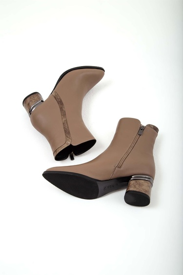  Tamer Tanca Kadın Hakiki Deri Vizon Klasik Bot