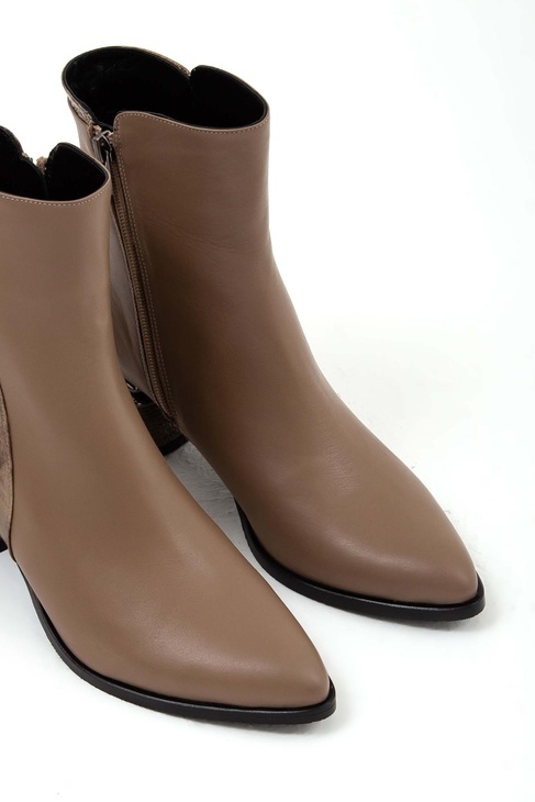  Tamer Tanca Kadın Hakiki Deri Vizon Klasik Bot