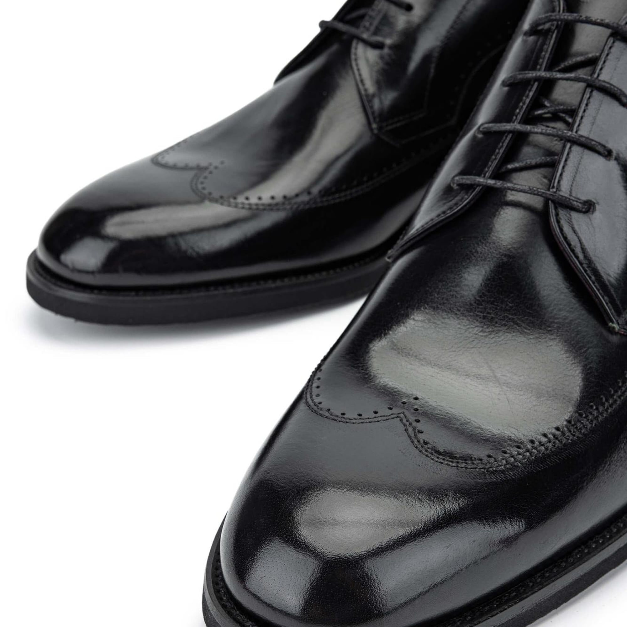 Tamer Tanca Erkek Hakiki Deri Siyah Klasik Bot