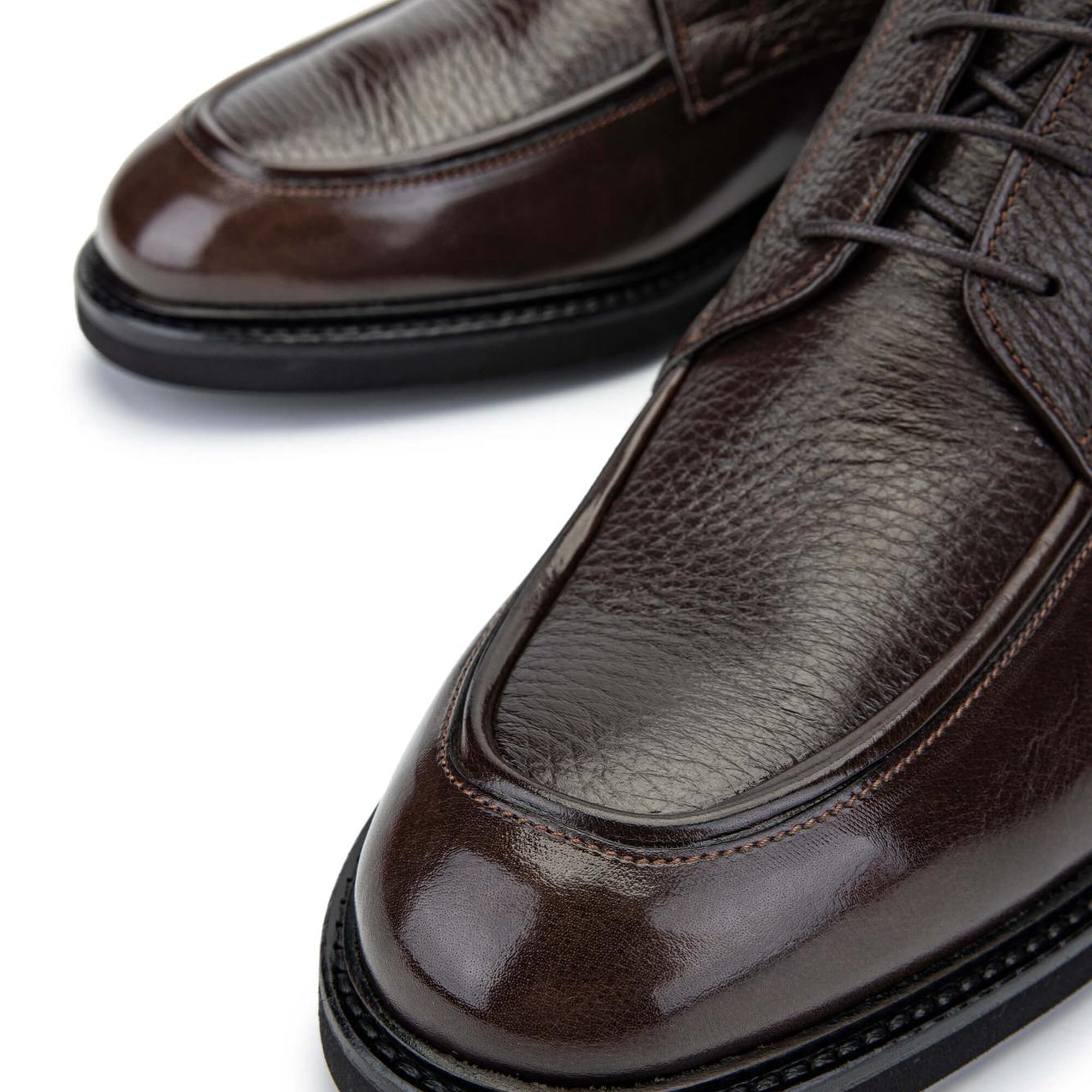 Tamer Tanca Erkek Hakiki Deri Kahverengi Klasik Bot