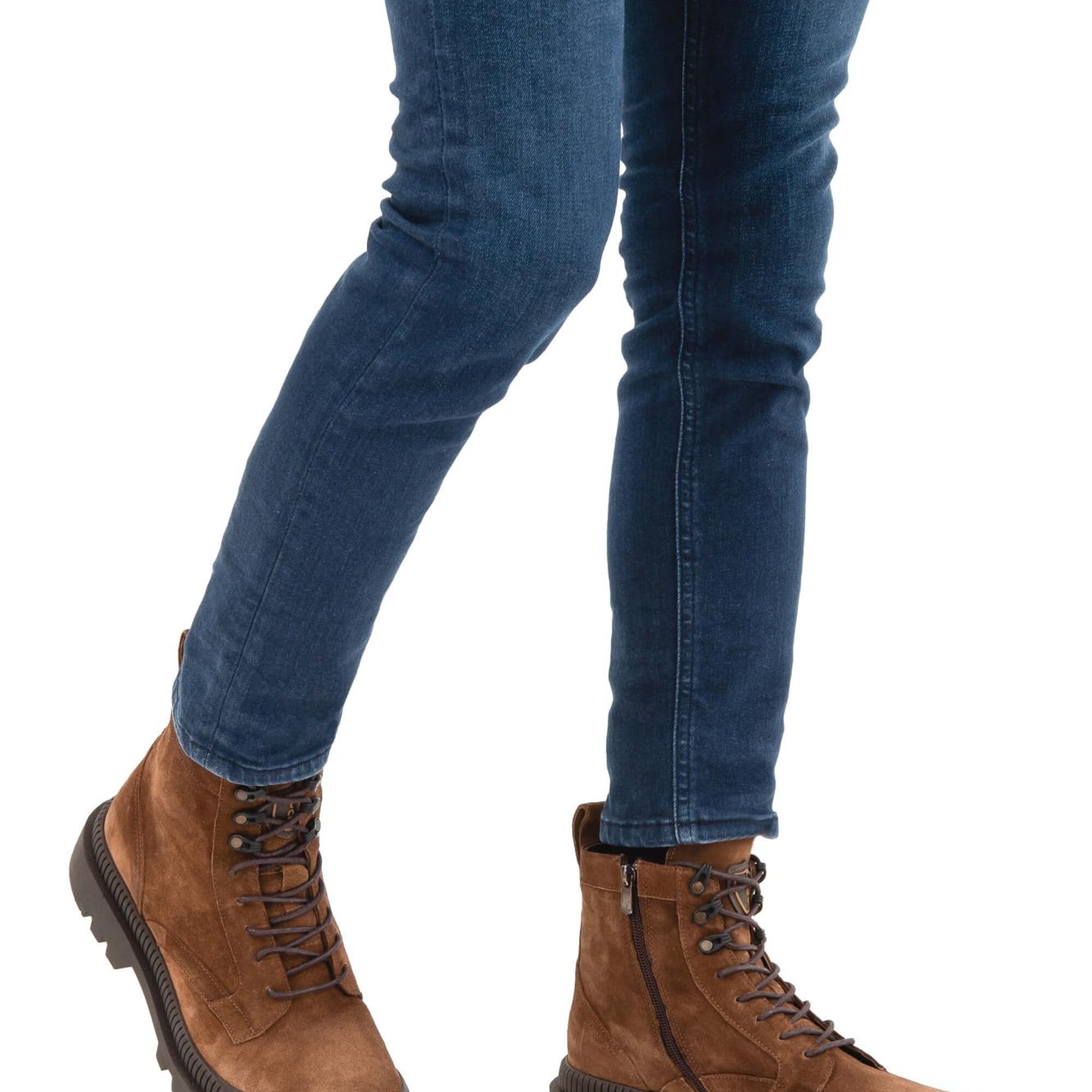 Tamer Tanca Erkek Hakiki Deri Kahverengi Süet Casual Bot