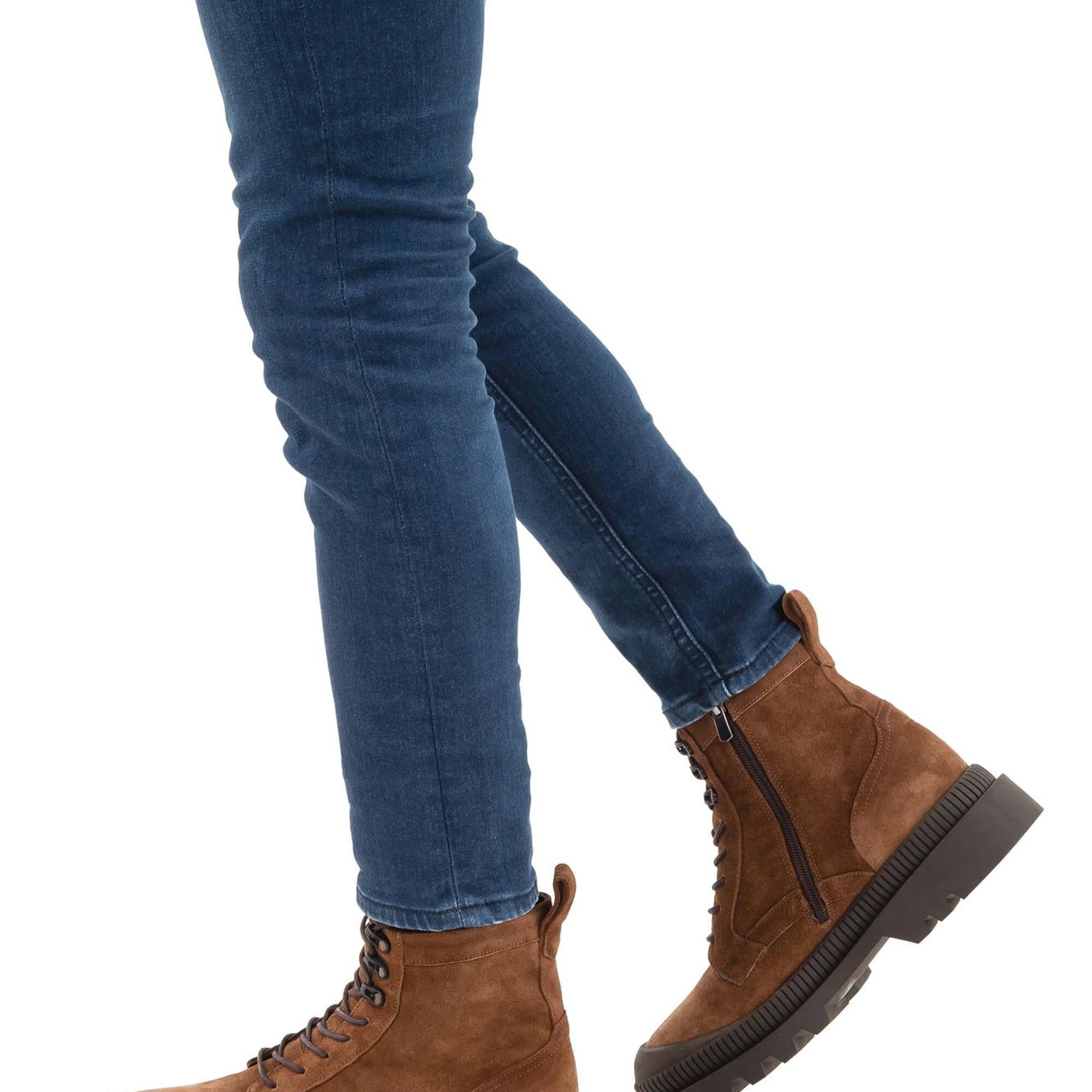 Tamer Tanca Erkek Hakiki Deri Kahverengi Süet Casual Bot