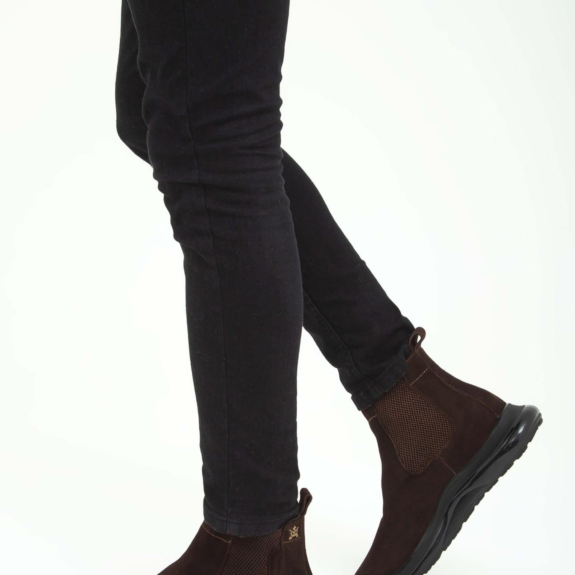 Tamer Tanca Erkek Hakiki Deri Kahverengi Süet Casual Bot