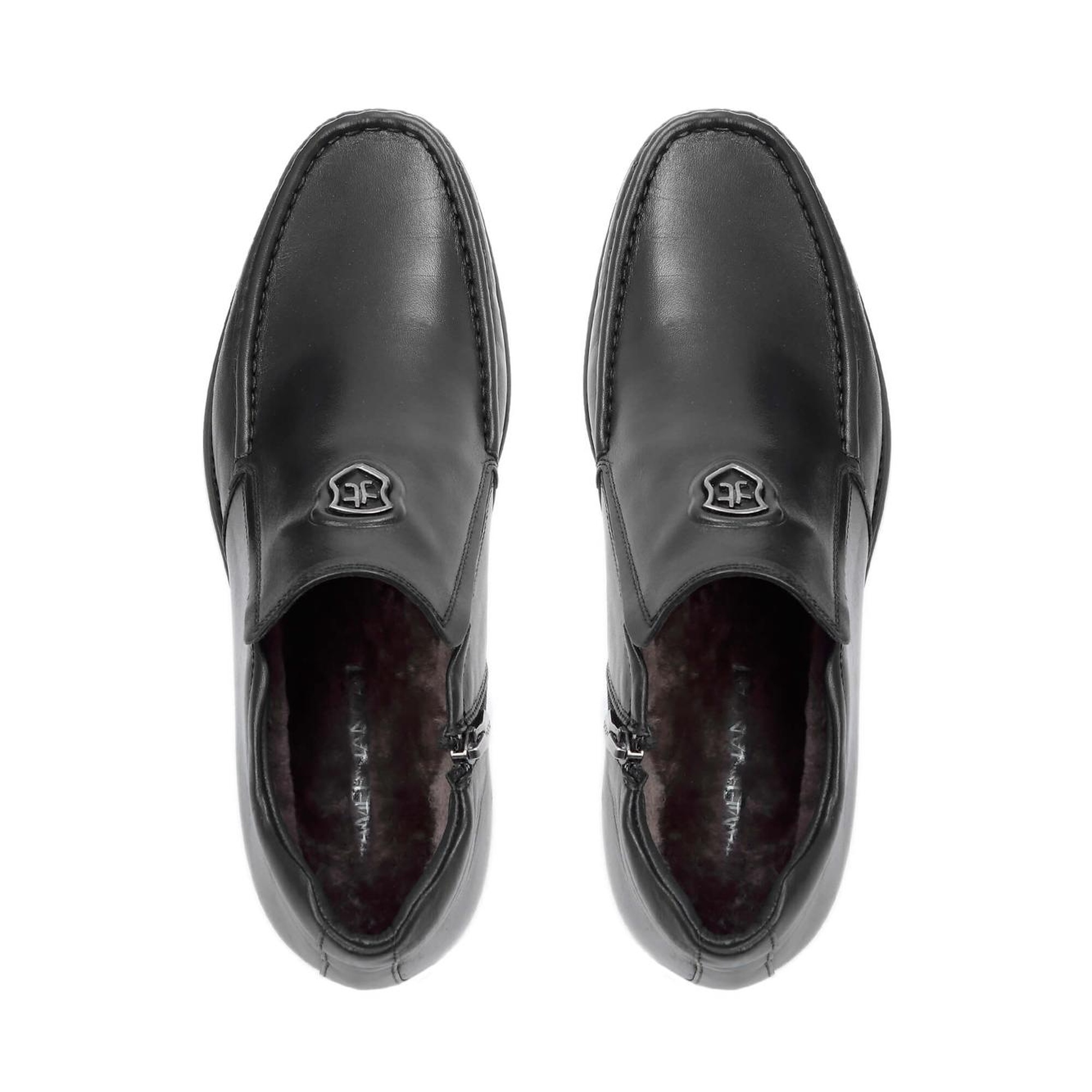 Tamer Tanca Erkek Hakiki Deri Siyah Klasik Bot