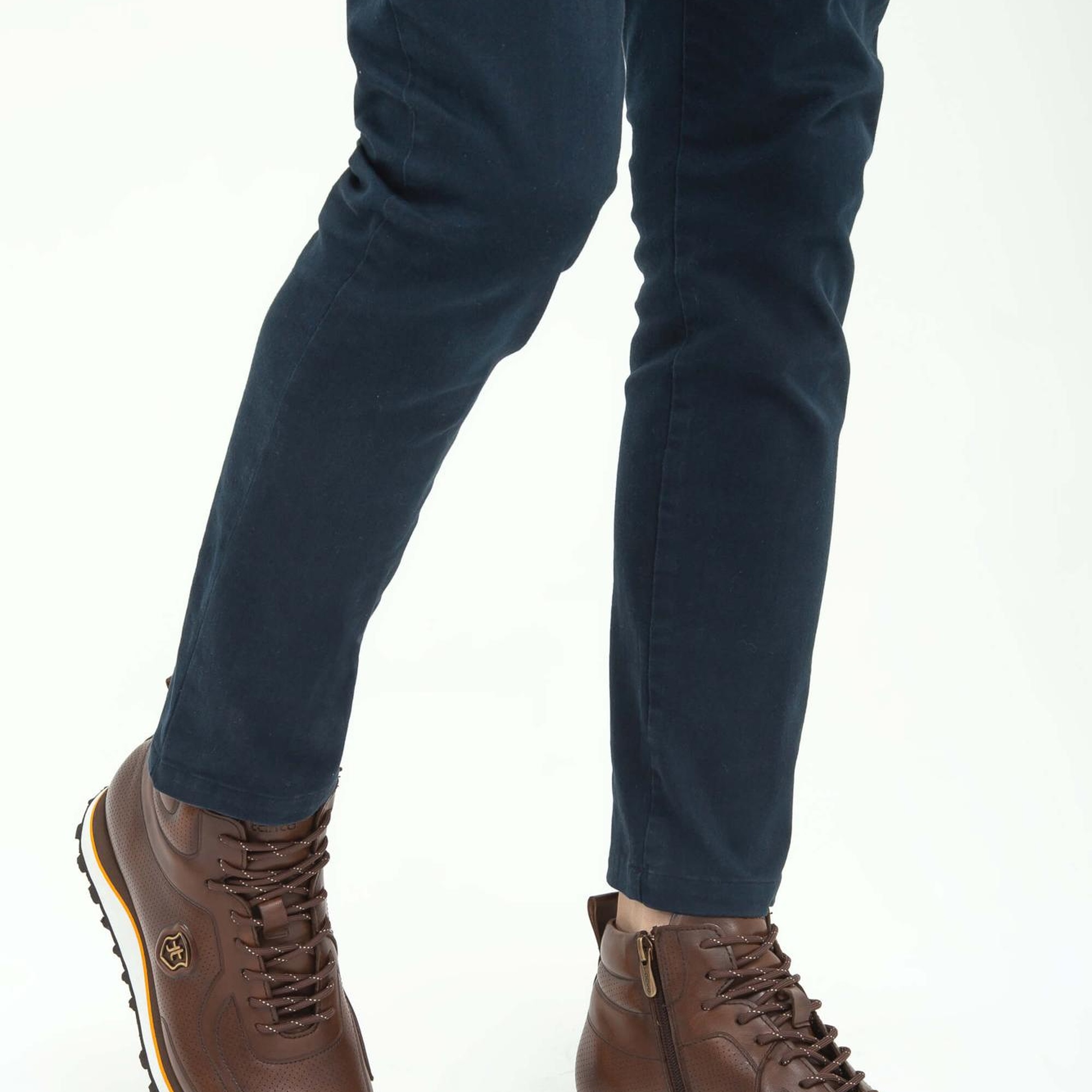 Tamer Tanca Erkek Hakiki Deri Kahverengi Casual Bot