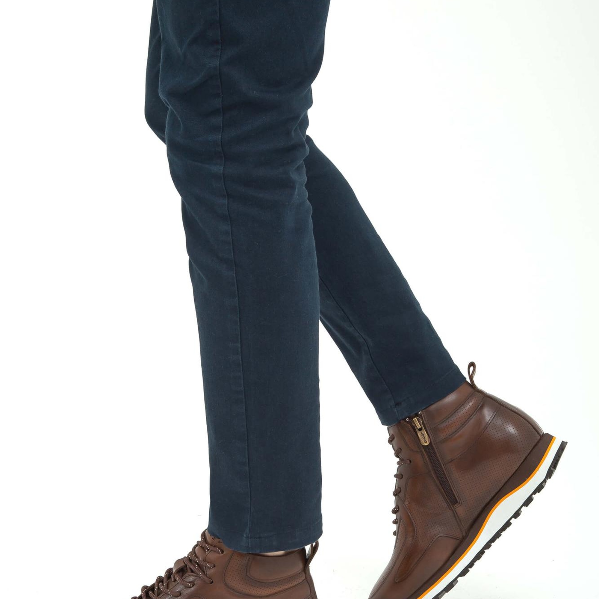 Tamer Tanca Erkek Hakiki Deri Kahverengi Casual Bot