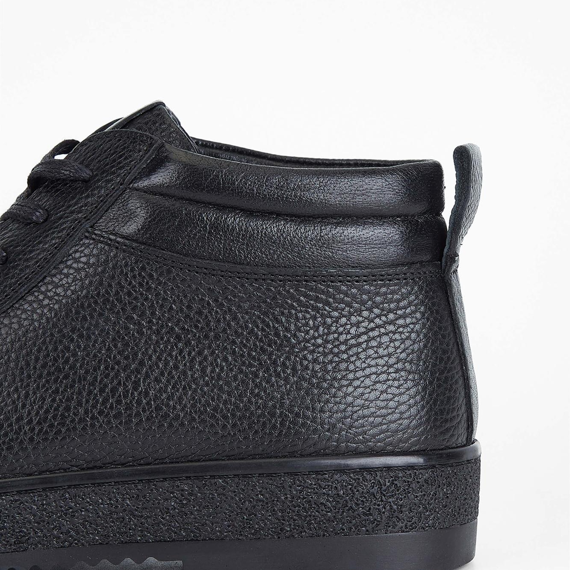 Tamer Tanca Erkek Hakiki Deri Siyah Casual Bot