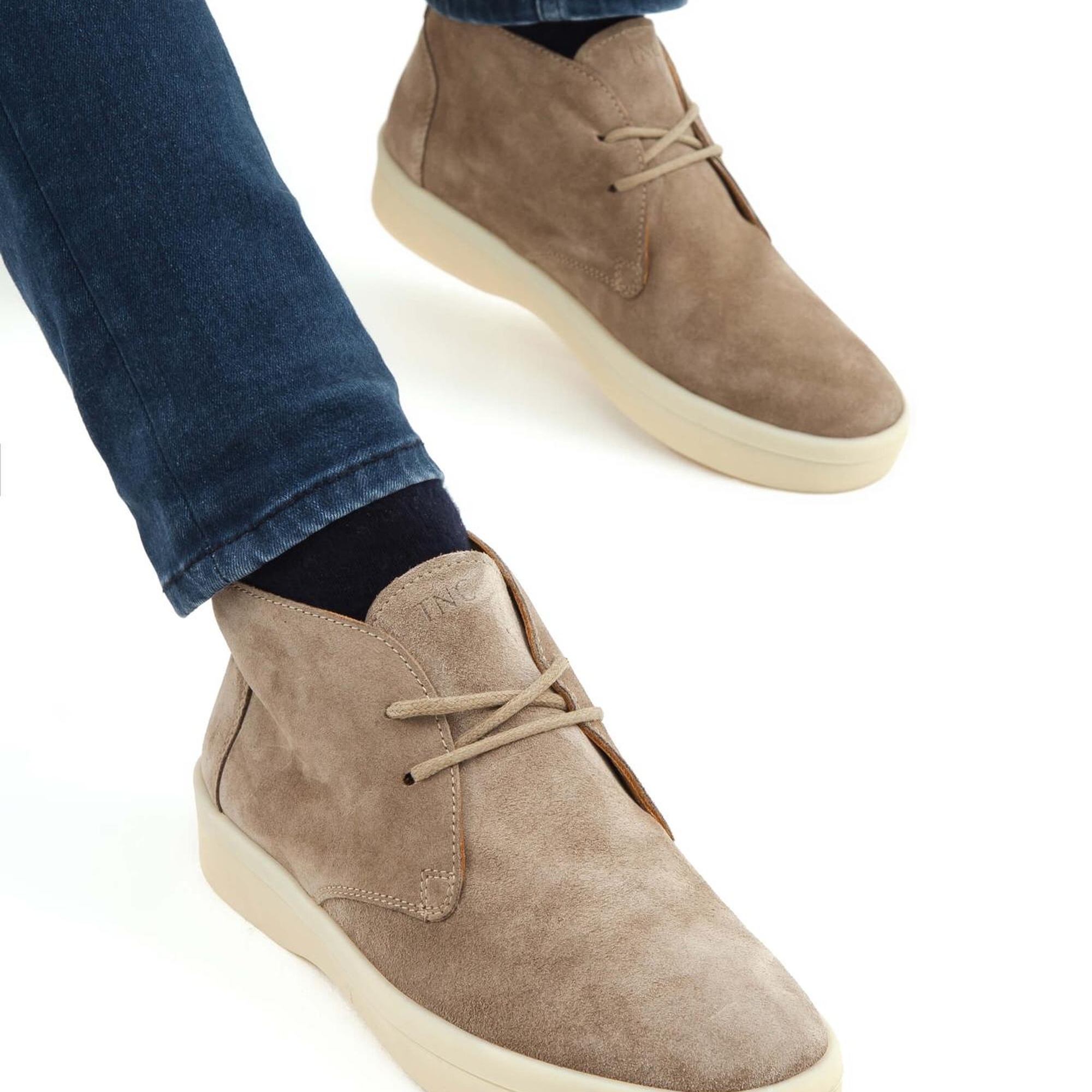 Tamer Tanca Erkek Hakiki Deri Bej Casual Bot