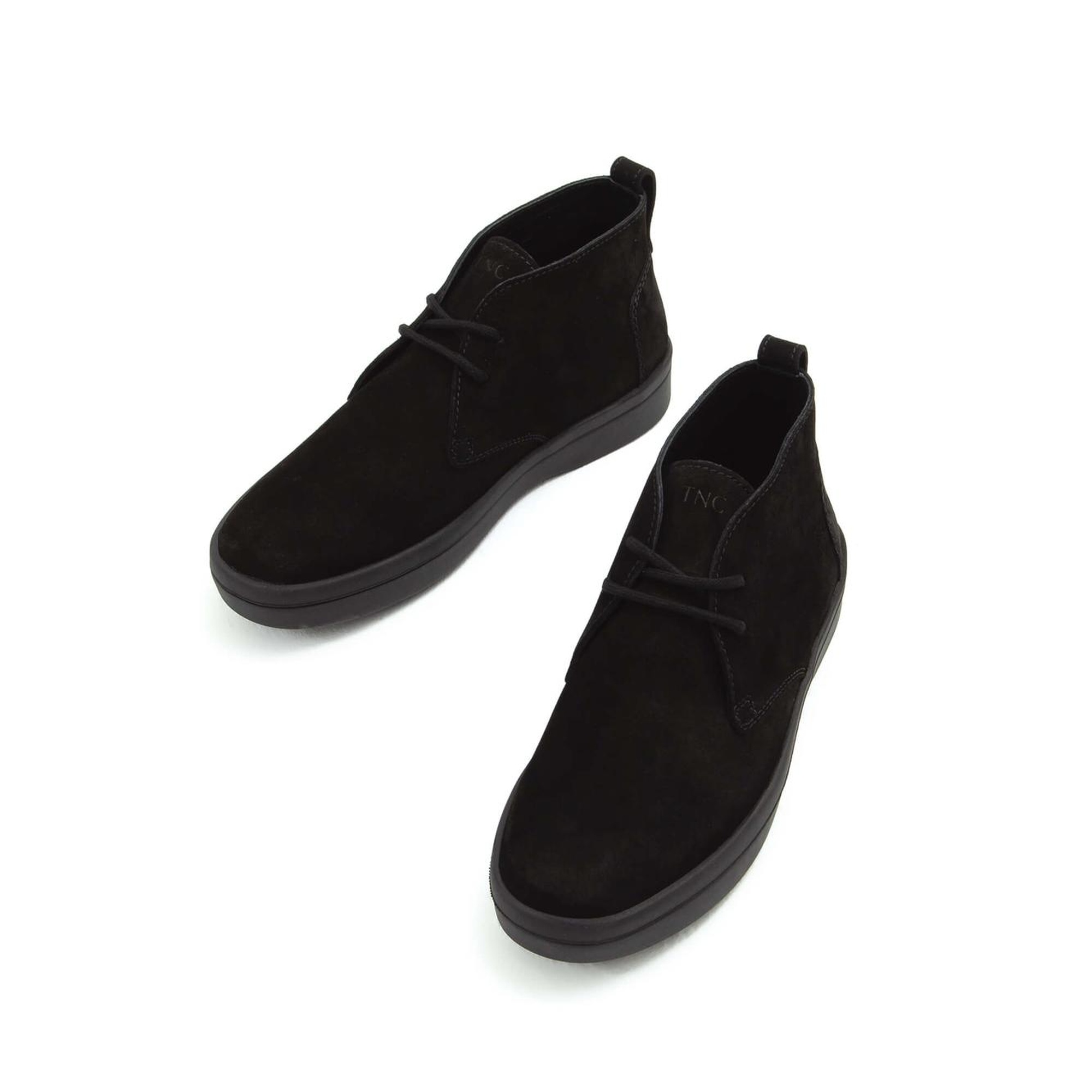 Tamer Tanca Erkek Hakiki Deri Siyah Süet Casual Bot