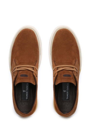  Tamer Tanca Erkek Hakiki Deri Taba Süet Casual Bot