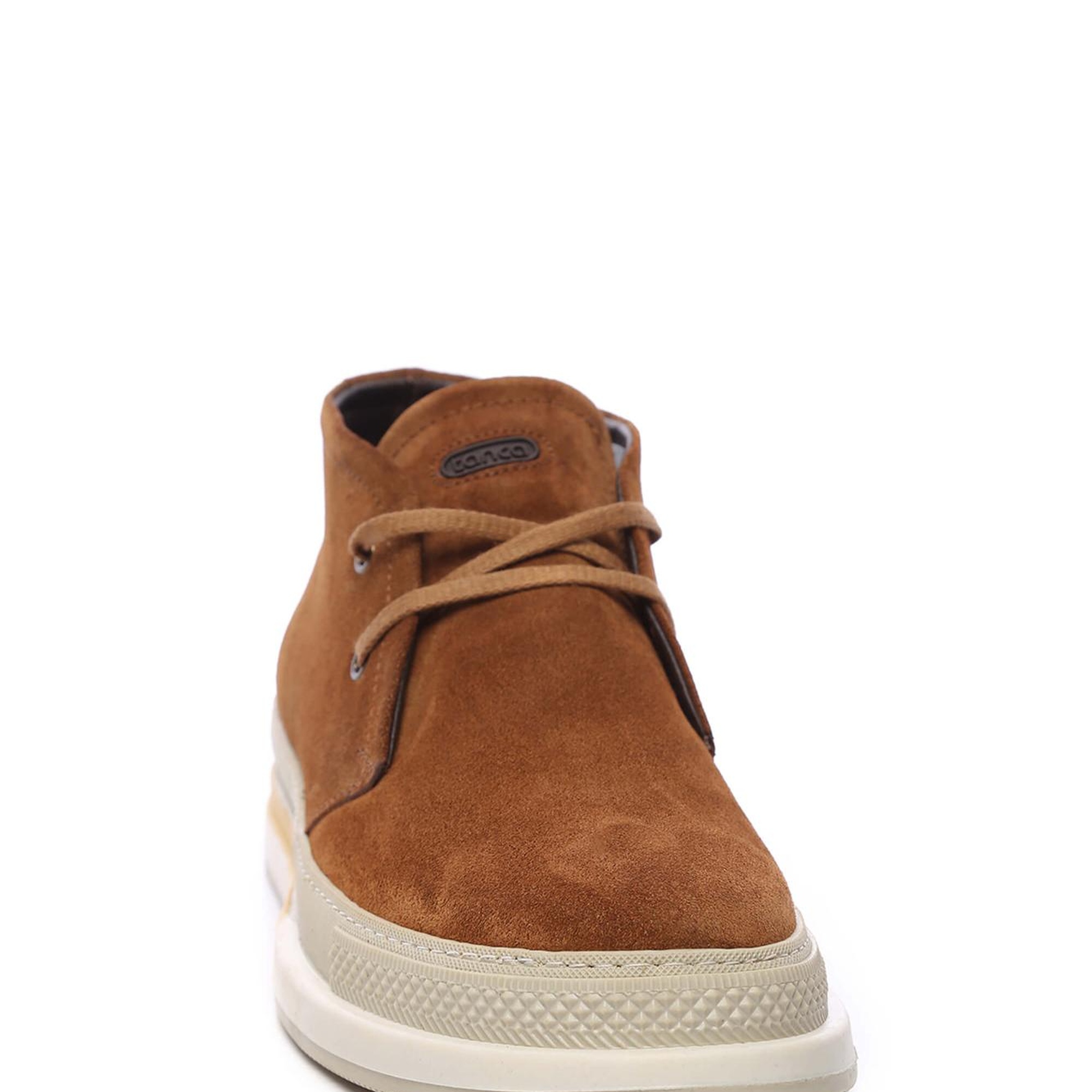 Tamer Tanca Erkek Hakiki Deri Taba Süet Casual Bot