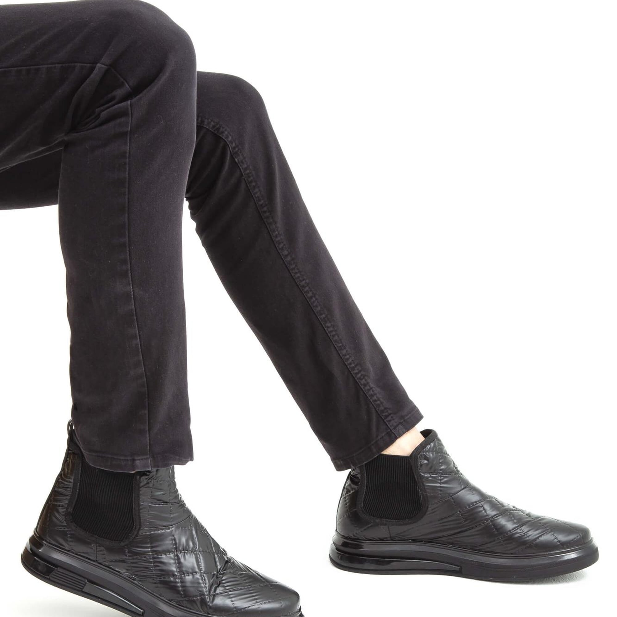 Tamer Tanca Erkek Vegan Siyah Casual Bot