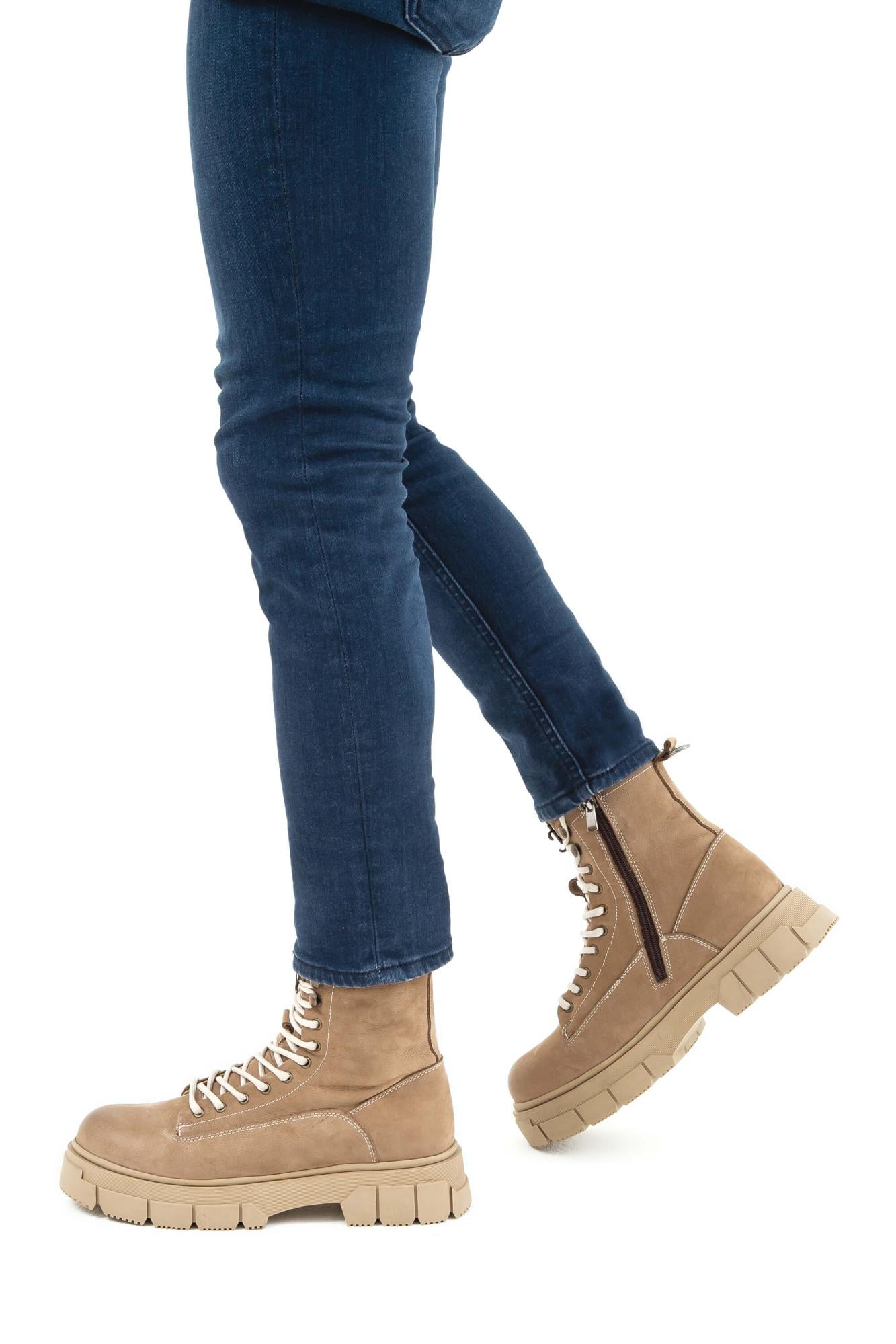  Tamer Tanca Erkek Hakiki Deri Vizon Casual Bot