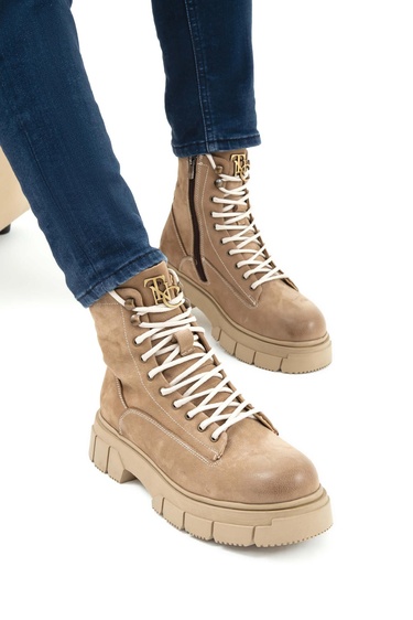  Tamer Tanca Erkek Hakiki Deri Vizon Casual Bot