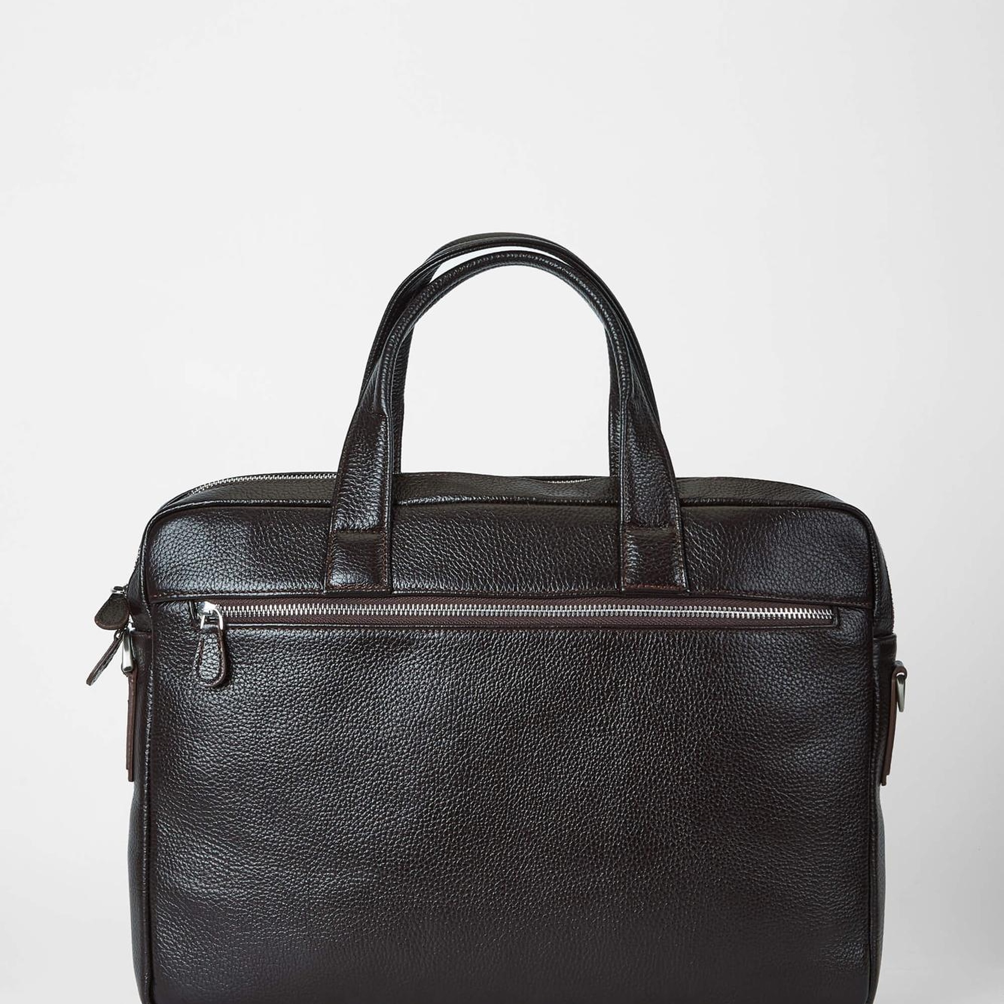 Tamer Tanca Erkek Hakiki Deri Kahverengi Evrak Çantası