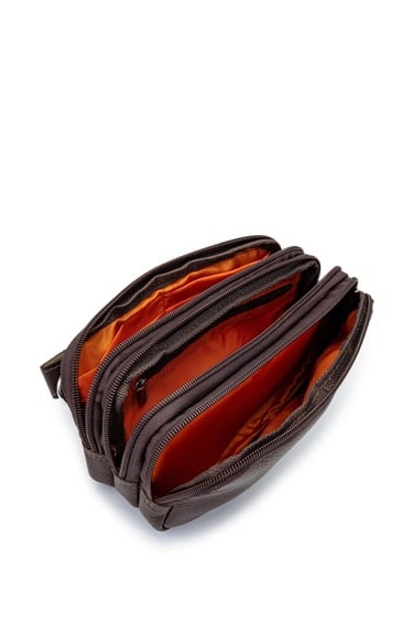  Tamer Tanca Erkek Hakiki Deri Kahverengi El Çantası