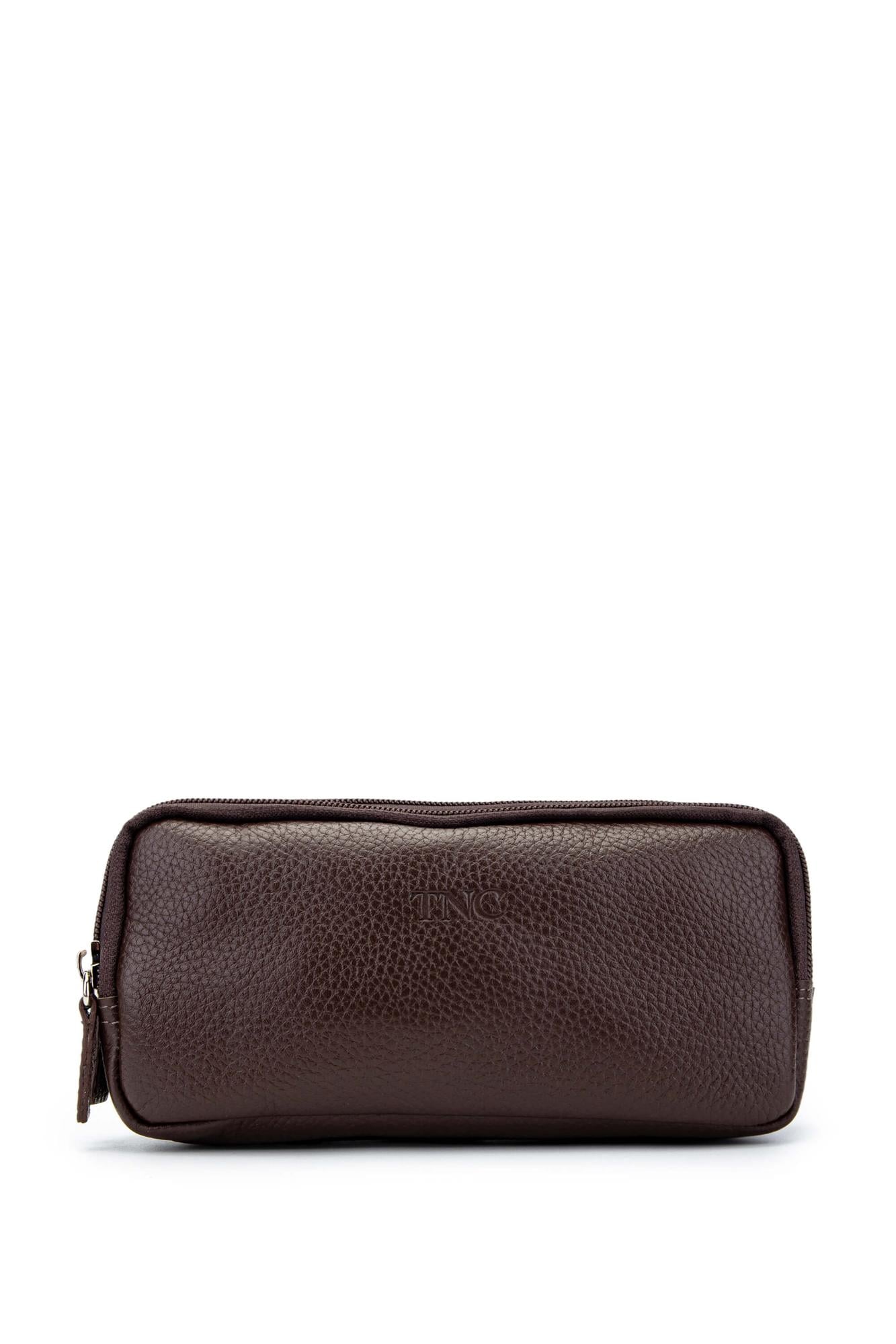  Tamer Tanca Erkek Hakiki Deri Kahverengi El Çantası