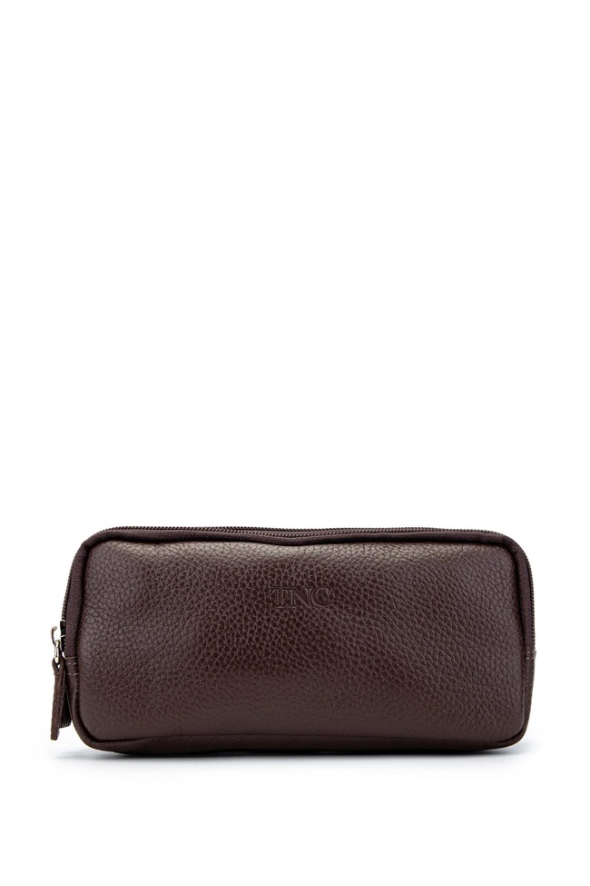  Tamer Tanca Erkek Hakiki Deri Kahverengi El Çantası