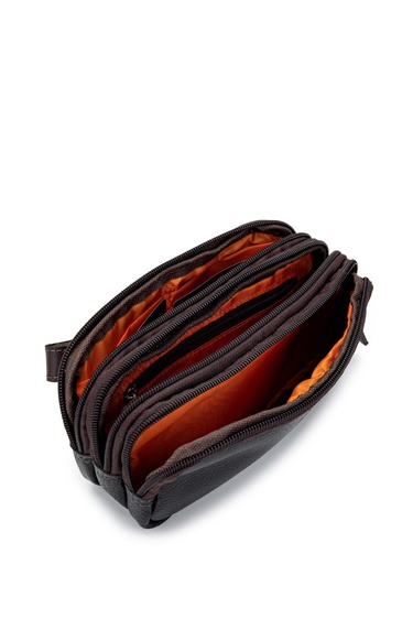  Tamer Tanca Erkek Hakiki Deri Siyah El Çantası