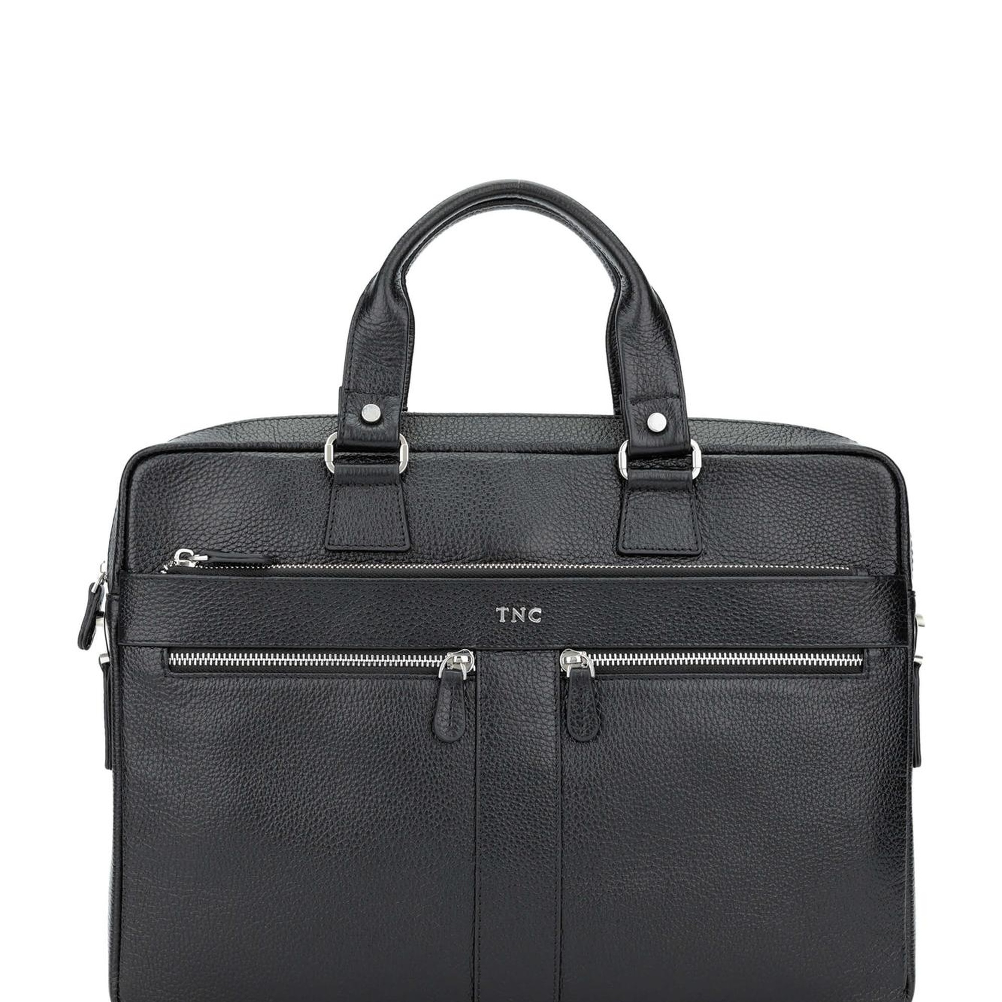 Tamer Tanca Erkek Hakiki Deri Siyah Evrak Çantası