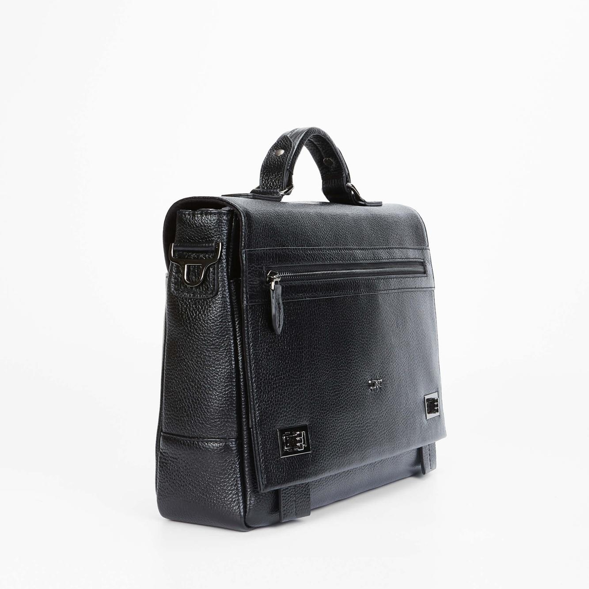 Tamer Tanca Erkek Hakiki Deri Siyah Evrak Çantası