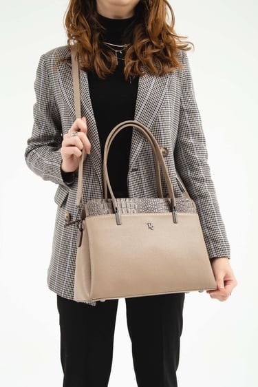  Tamer Tanca Kadın Hakiki Deri Vizon Kol Çantası